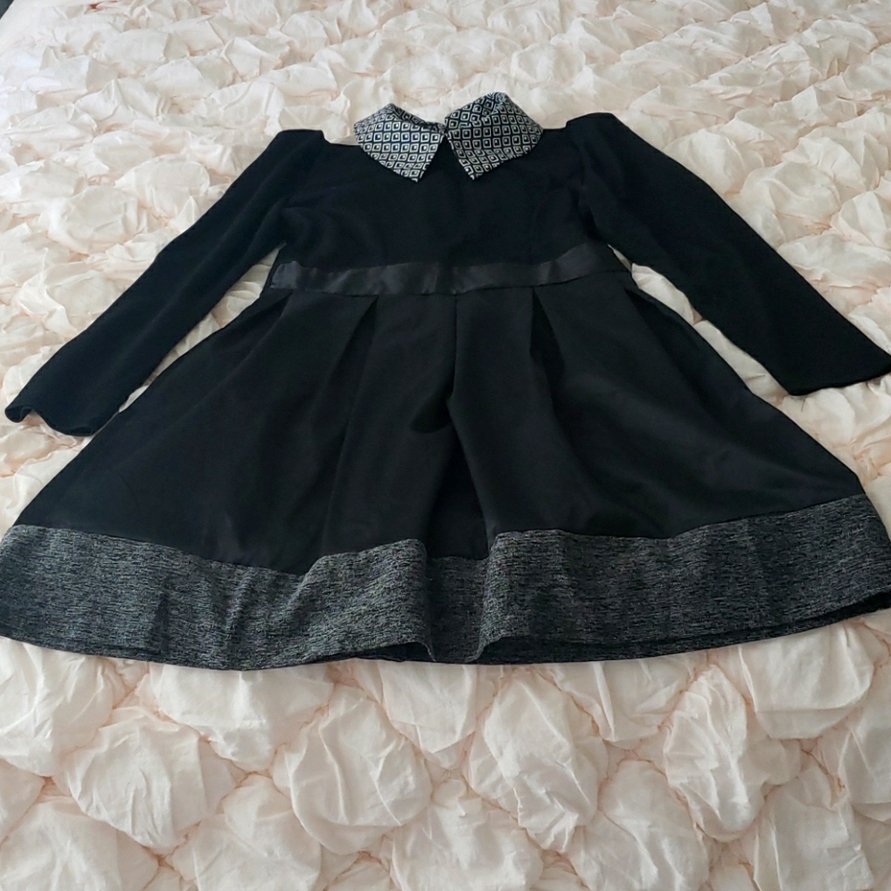 Women collared midi dress